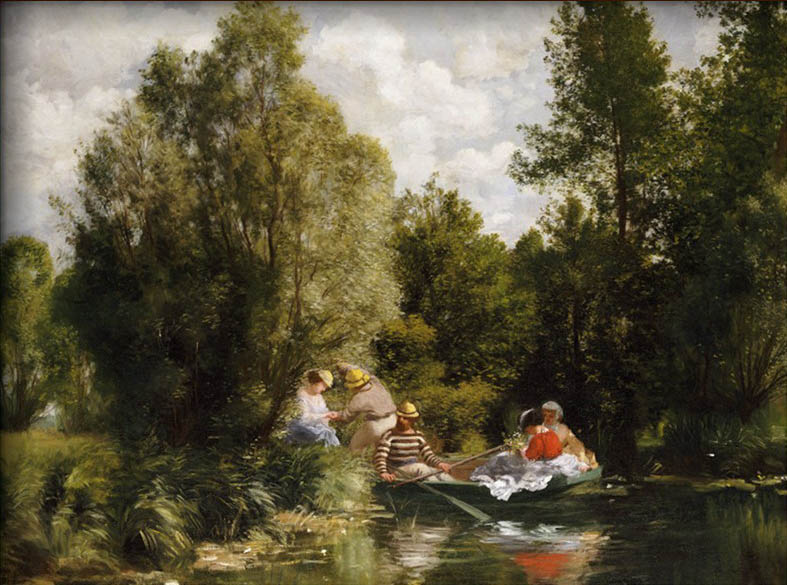 The Pond at Fees by Pierre Auguste Renoir